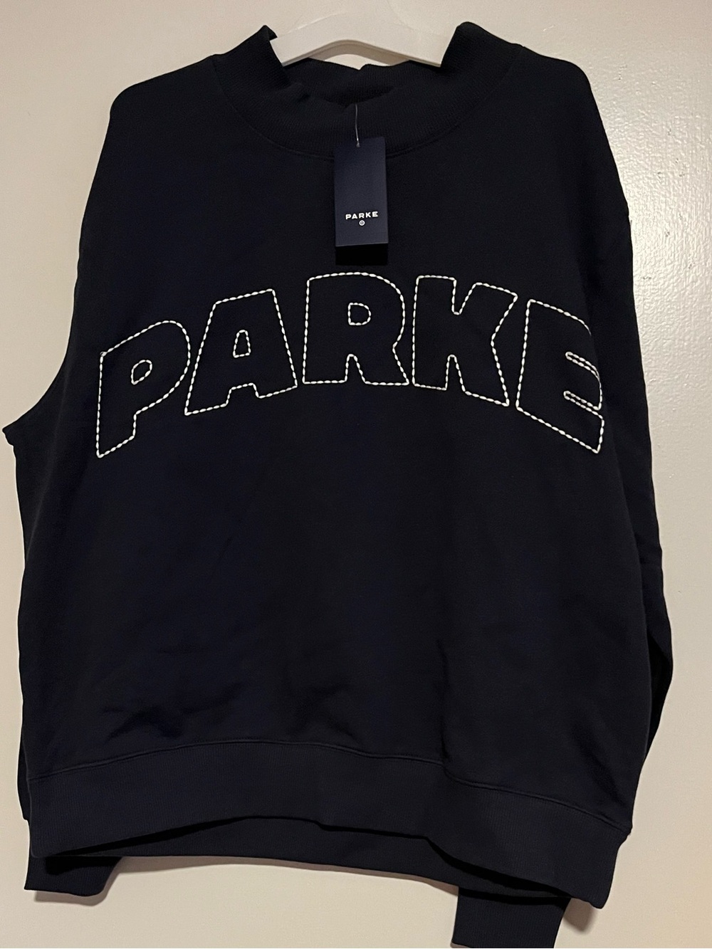 Parke Navy BlueLogo Sweatshirt